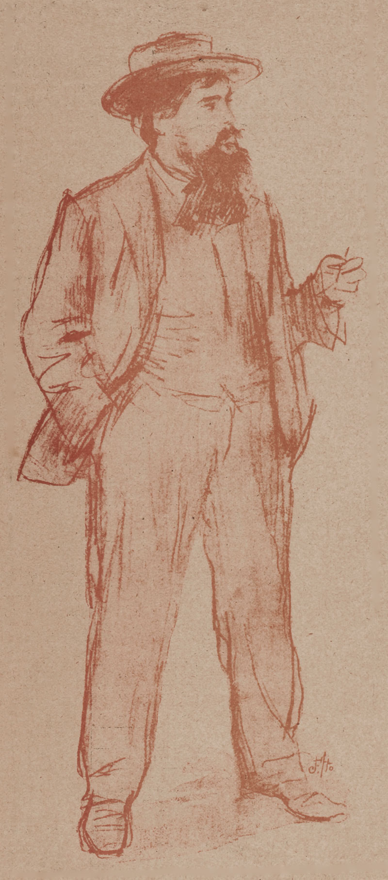 Retrato de Joan Brull por Ramon Casas, 1898