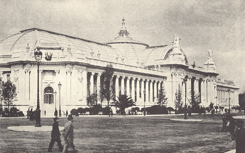 fotografía del Palau de Belles Arts de la Exposición Universal de París del 1900 